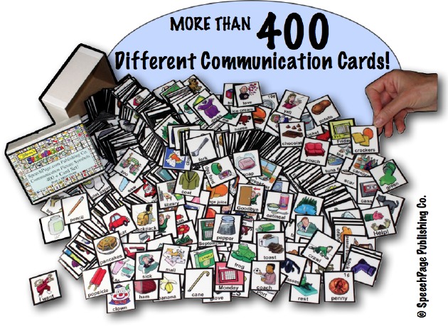 400 PLUS! SpeechPage Communication Picture Card Set!